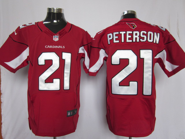 Arizona Cardinals 21 Cornerback Peterson NFL Red Jerseys